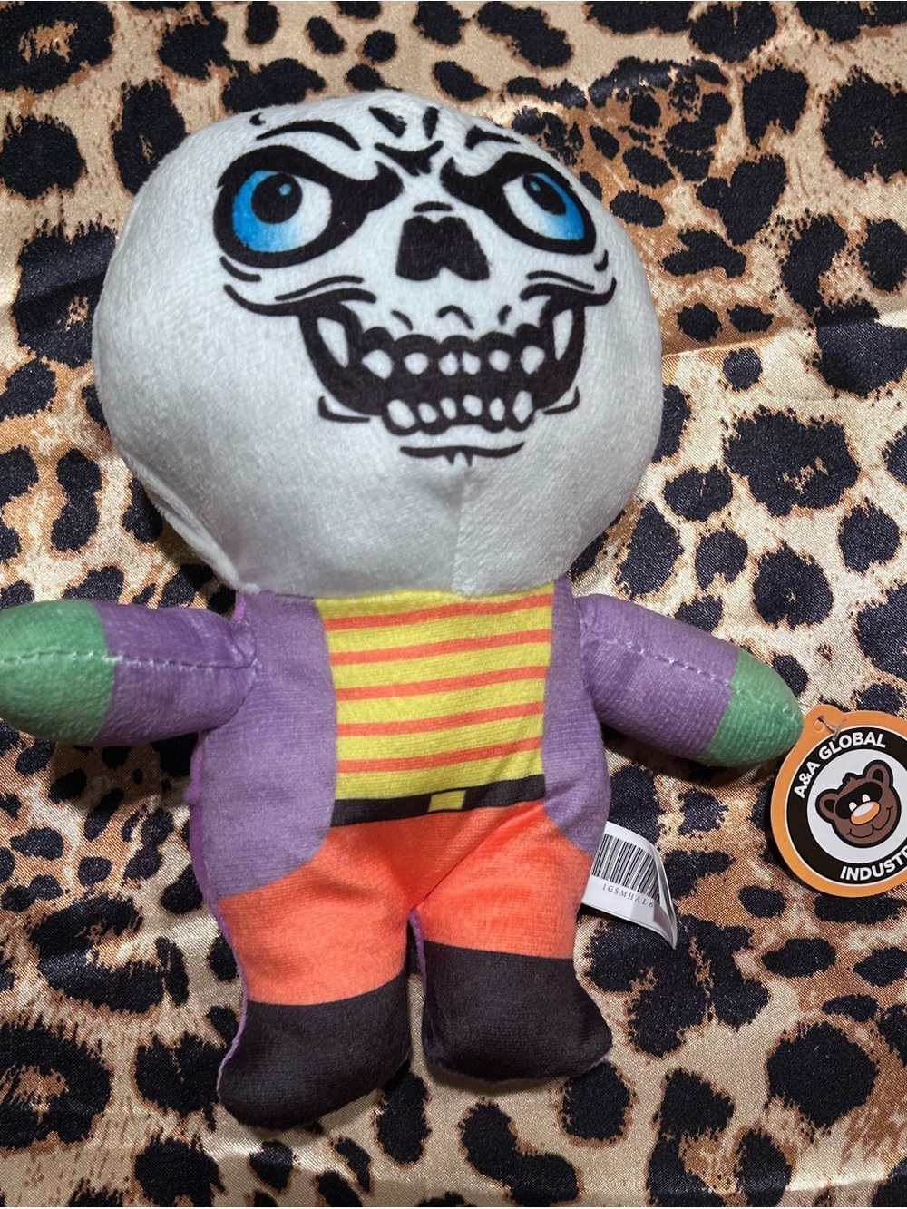 A&A Global Industries Skeleton Themed 8” Plush Toy